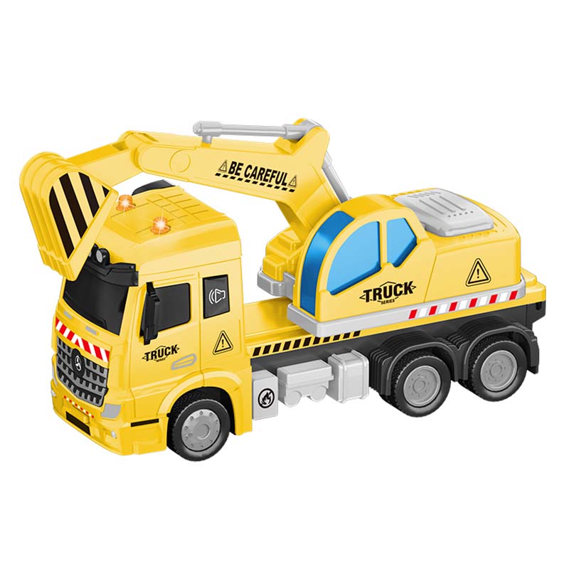 1:46 Scale 2019 New Popular Pull Back Alloy Engineering Truck Toys Battery operated Die Cast Model Truck